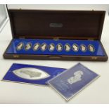 THE QUEEN'S BEASTS 1977 SILVER JUBILEE INGOT COLLECTION
