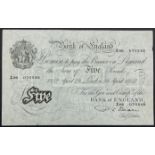 £5 1952 BANK NOTE & £5 FOR WISBECH & LINCOLNSHIRE 1894