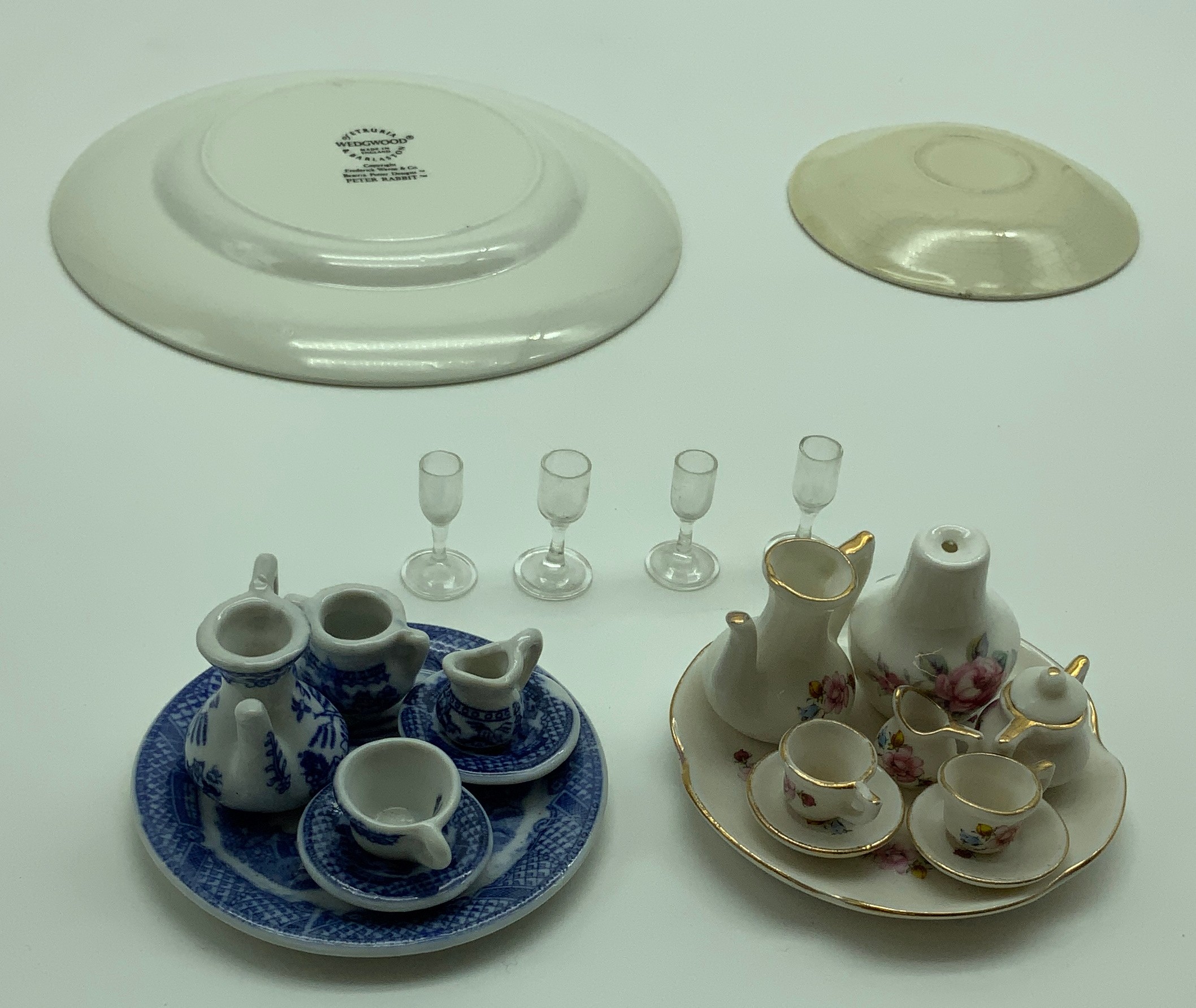 INTERESTING ITEMS LOT MINIATURE TEA SETS & OTHER MISC. ITEMS - Image 2 of 6