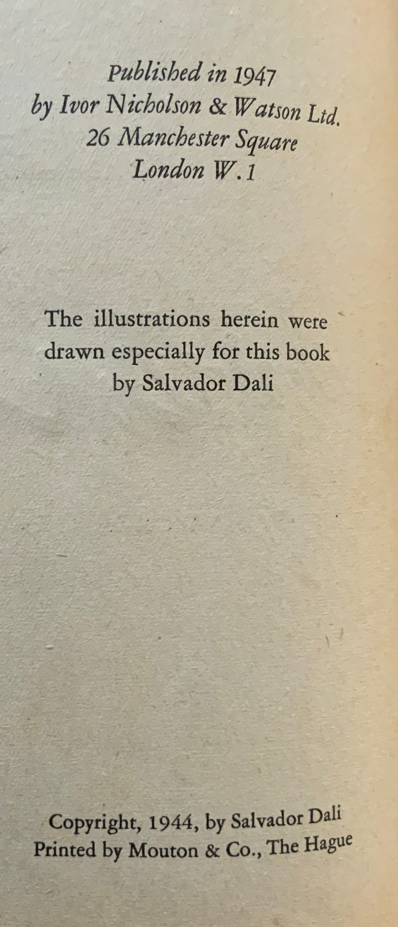 SIGNED LIMITED EDITION PRINT OF SALVADOR DALI & BOOK - Image 3 of 3