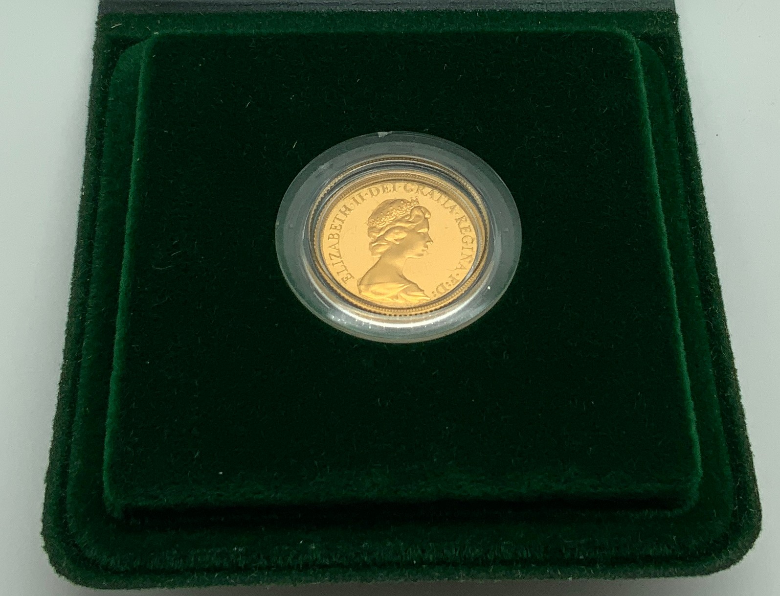 1980 ROYAL MINT GOLD PROOF FULL SOVEREIGN COIN