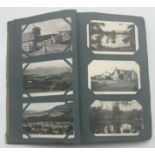 ALBUM FULL OF ANTIQUE AND LATER POSTCARDS OF VARIOUS SUBJECTS