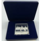 HALLMARKED THE QUEEN OFFICIAL BIRTHDAY INGOT IN PRESENTATION CASE WITH CERTIFICATE