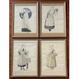 FOUR FRAMED WATERCOLOURS