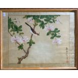 FIVE CHINESE PAINTINGS ON SILK