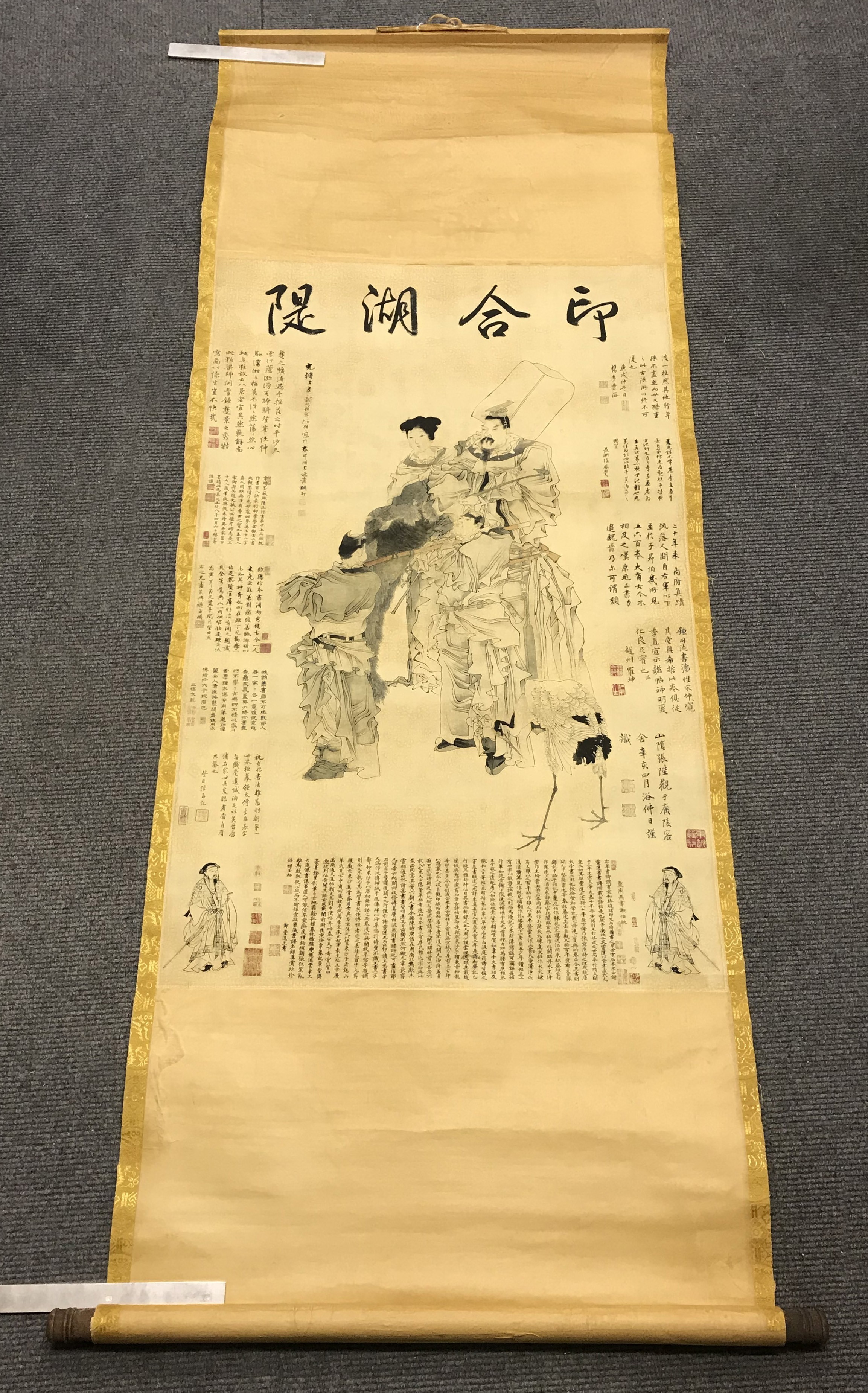 CHINESE VINTAGE PAINTING ON SCROLL