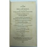 THE ANATOMY OF MELANCHOLY - BURTON 1806