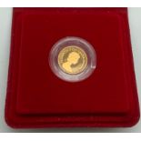 1980 ROYAL MINT GOLD PROOF HALF SOVEREIGN COIN