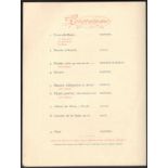 1896 PARTY PROGRAMME - GRANDE FETE DE N VIT AV CERCLE DES ACACIAS