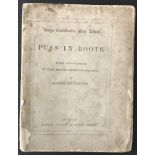 GEORGE CRUIKSHANK'S FAIRY LIBRARY PUSS IN BOOTS EDITED AND ILLUSTRATED WITH ETCHINGS ON STEEL