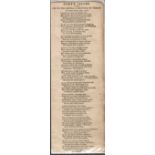 POETS CORNER NEWSPAPER CUTOUT ON PAPER WITH ODE TO THE CENTRAL COMMITTEE OF HEALTH BY JOHN FOGO