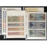 BANK MONEY ORDERS SPECIMEN SETS