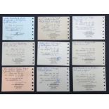 COLLECTION OF VARIOUS INTERNATIONAL POLITICIAN'S AUTOGRAPHS