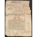 1714 ANNUITIES FOR THE SIR ROGER MOSTYN BARONET ONE OF THE FOUR TELLERS
