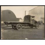 TWO VINTAGE MOTORING PHOTOGRAPHS