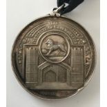 INSTITUTE OF CLAY WORKERS LARGE HALLMARKED SILVER MEDAL