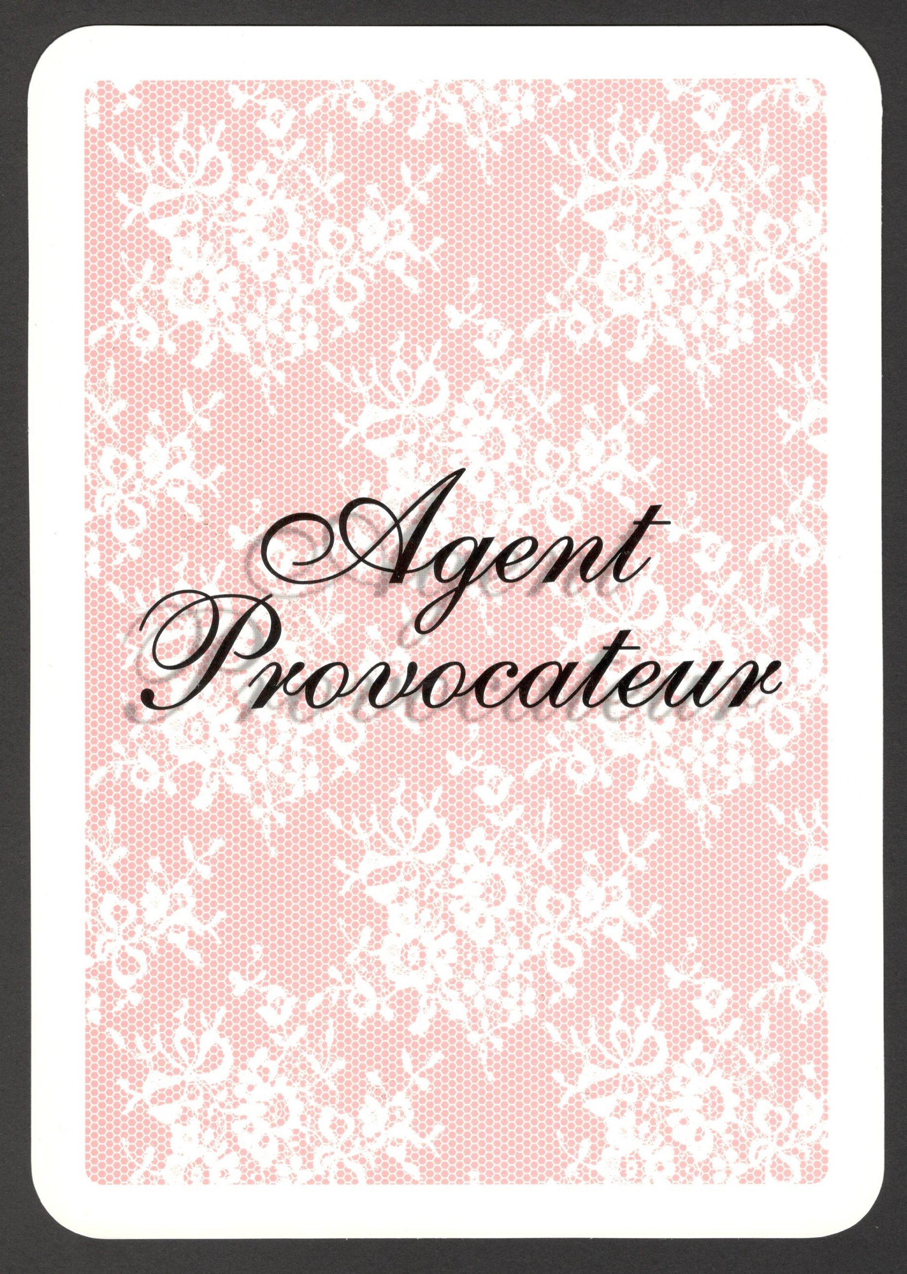 FOUR LARGE PROMOTIONAL PLAYING CARDS FROM AGENT PROVOCATEUR CATALOGUES - Image 3 of 5