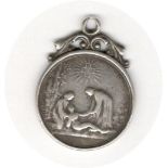 HALLMARKED SILVER MEDAL 1913 EXTON RED CROSS SOCIETY