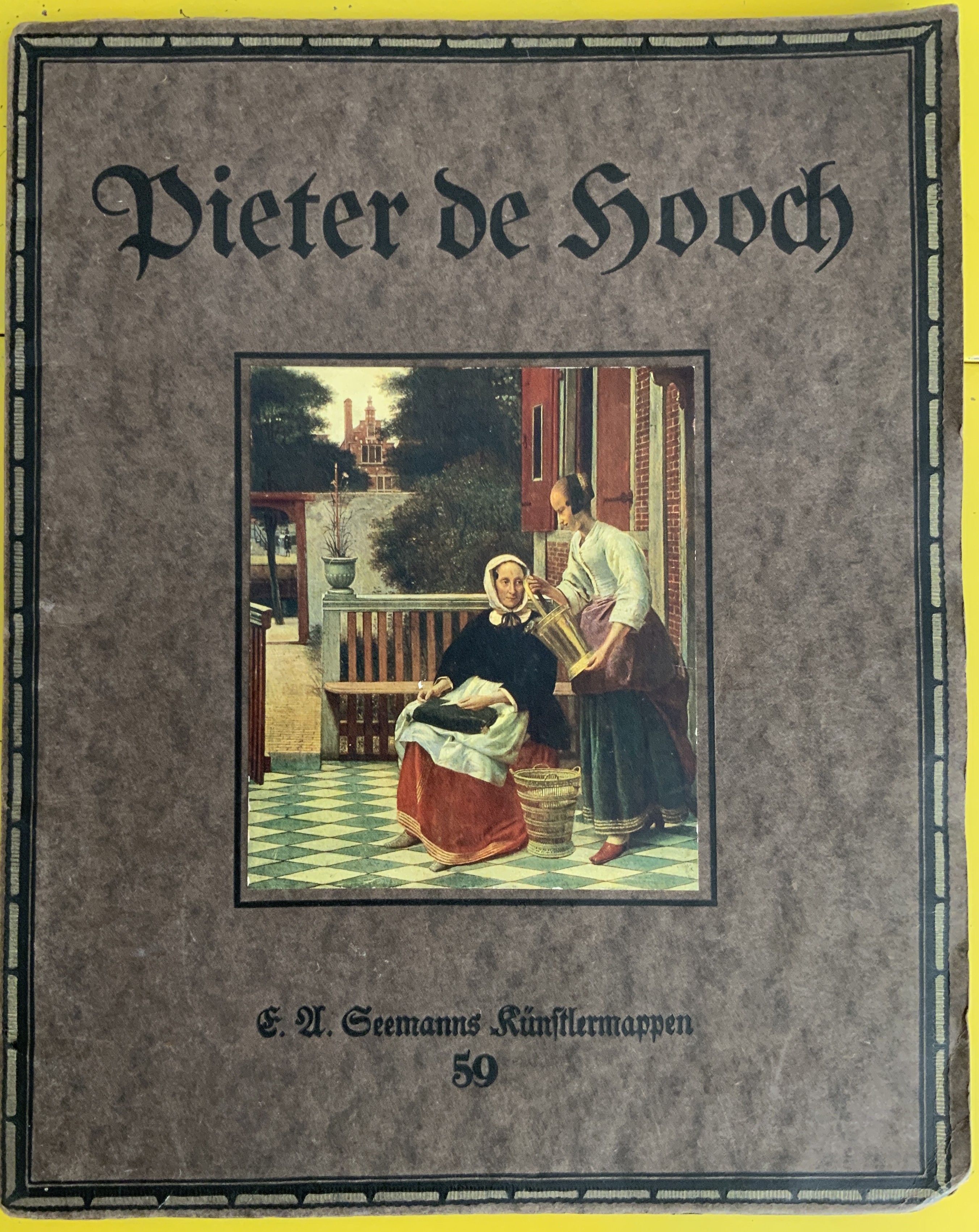 PIETER DE HOOCH (8 COLOUR PLATES) IN GERMAN