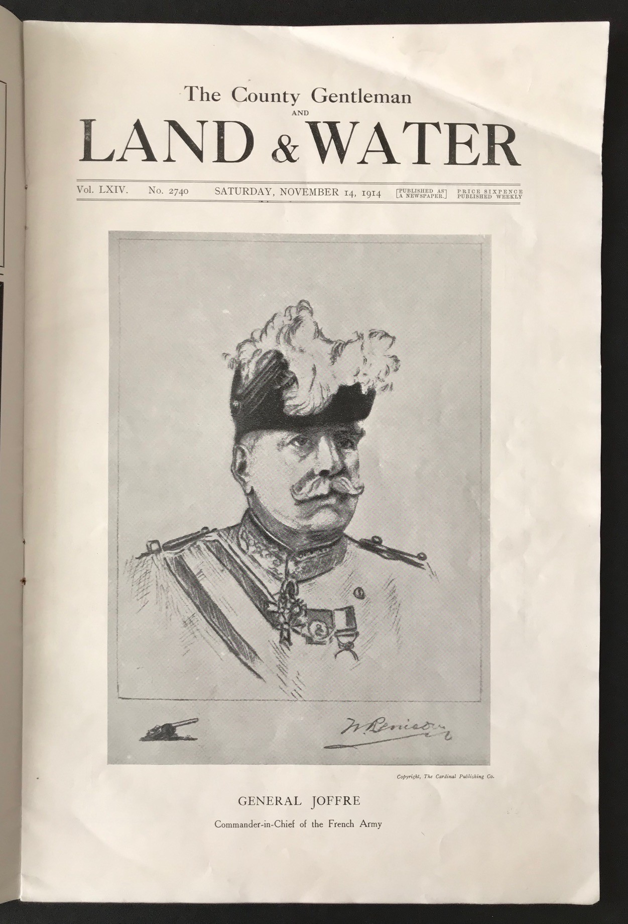 1914 THE COUNTY GENTLEMAN AND LAND WATER -WAR SERIES No. 13 - Image 3 of 11