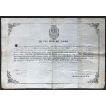 1889 IN DEI NOMINE AMEN CERTIFICATE