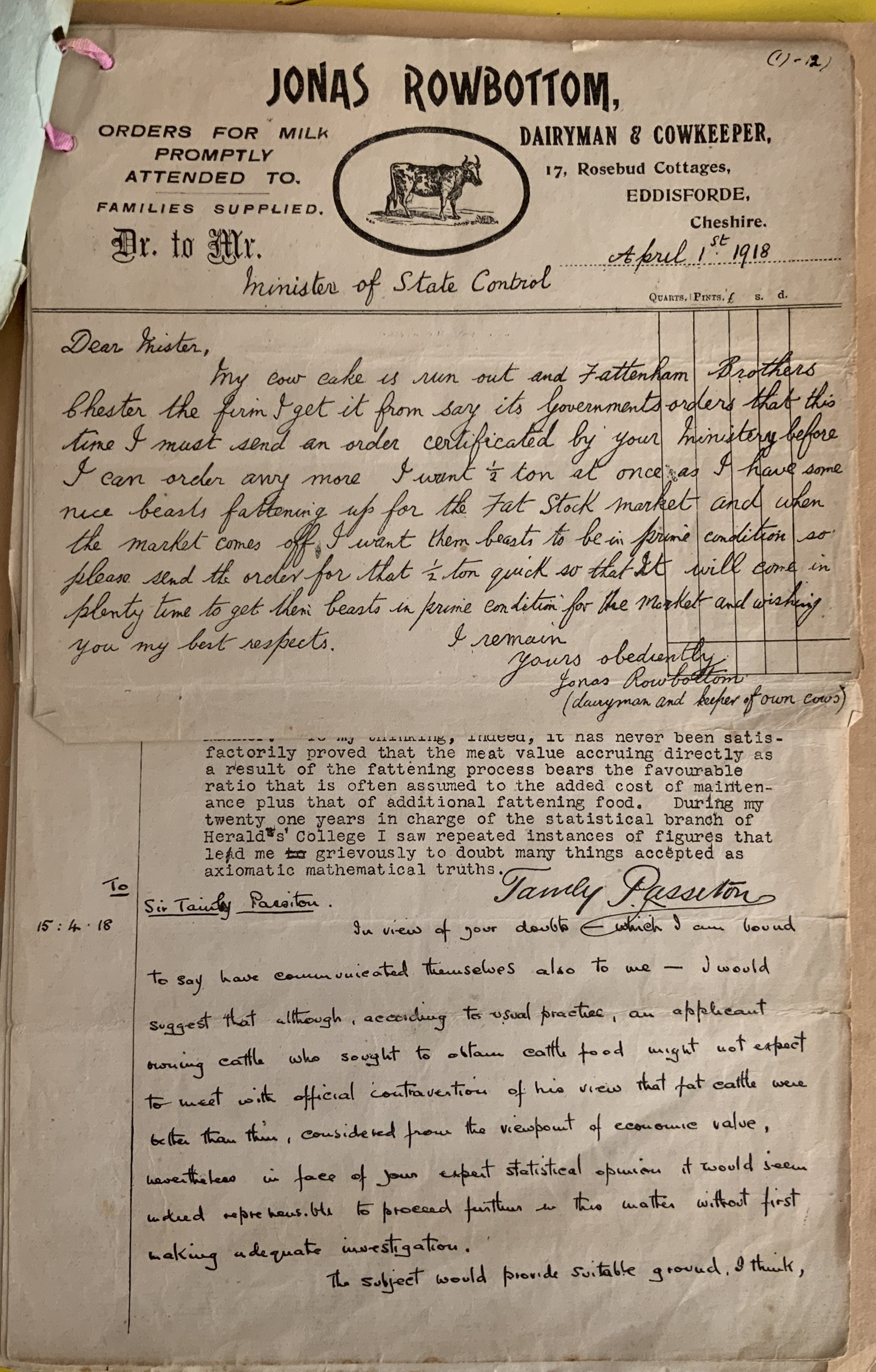 MINISTRY OF STATE CONTROL 1918-1919 COURT CASE - Image 2 of 19