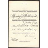 1931 PEERESS' TICKET FOR OPENING OF PARLIAMENT PALACE OF WESTMINSTER FOR COUNTESS OF CARNWATH