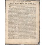 1823 THE LONDON LITERARY GAZETTE AND JOURNAL OF BELLES LETTRES, ARTS, SCIENCES, ETC.