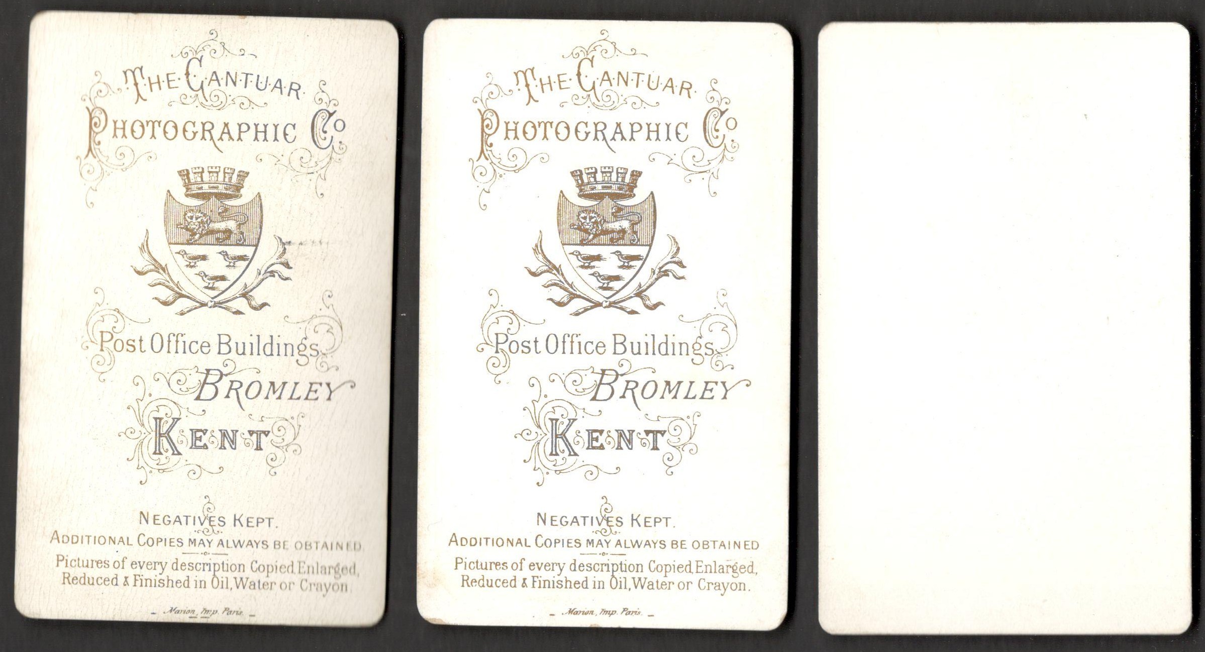 SIX ANTIQUE CARTES-DE-VISITE PHOTOGRAPHS OF THE BIRTHS IN THE TIMES BETWEEN 1879-1891 - Image 2 of 4