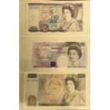 TWO EARLY TWENTY POUNDS BANKNOTES & FIFTY POUNDS BANKNOTE
