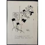 CHIC, CYRIL JACOB (1926 – 2000) ORIGINAL CARTOON ARTWORK