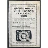 GEORGE ROBEY'S OLD BORE'S ALMANAC 1929