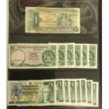 SELECTION OF VARIOUS CLYDESDALE AND OTHER SCOTTISH POUNDS BANKNOTES