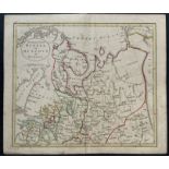 EARLY MAP OF NORTHERN PART OF RUSSIA OR MUSCOVY IN EUROPE FROM THE BEST AUTHORITIES