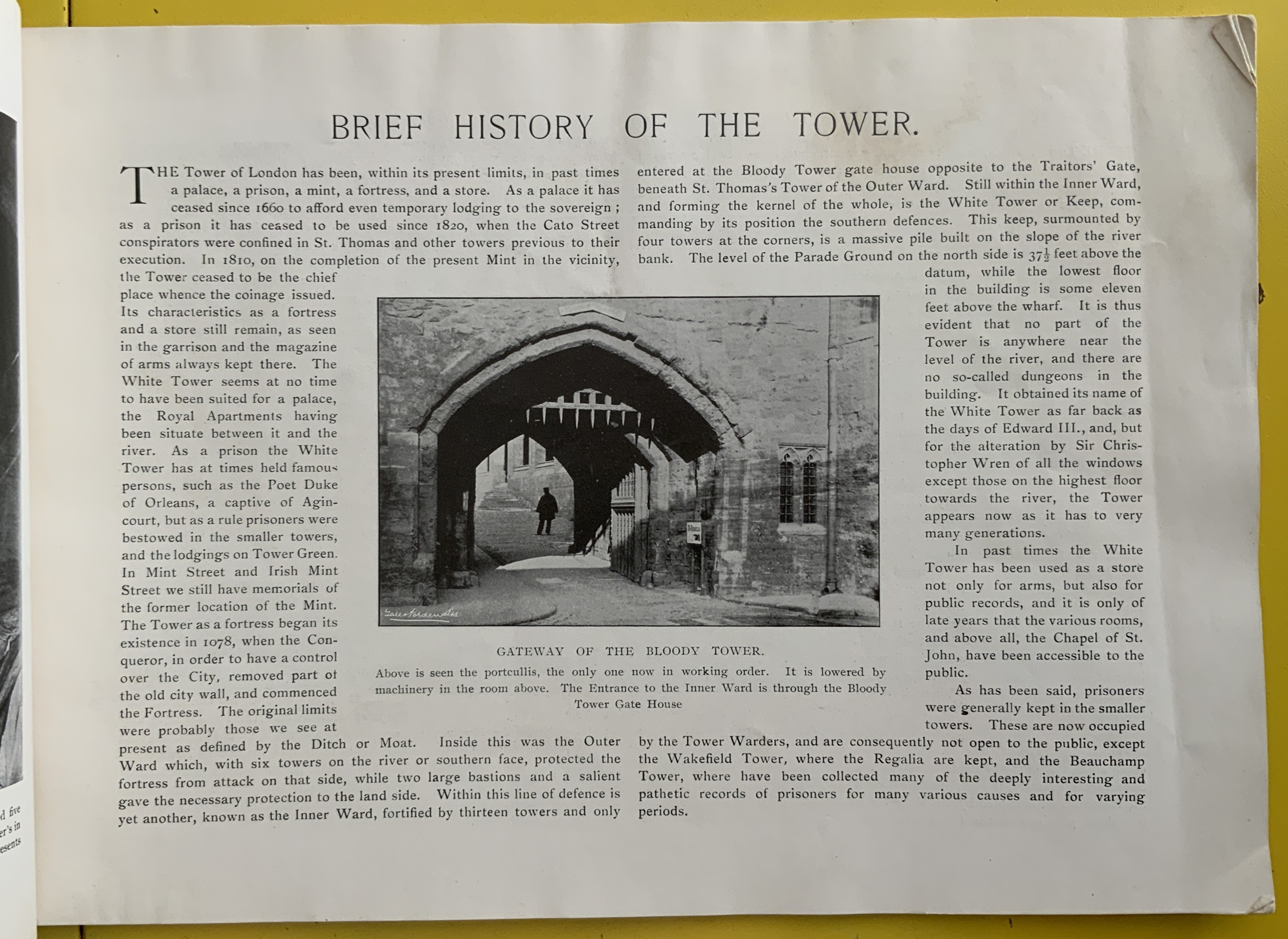 SOUVENIR ALBUM OF THE TOWER OF LONDON - Image 3 of 5