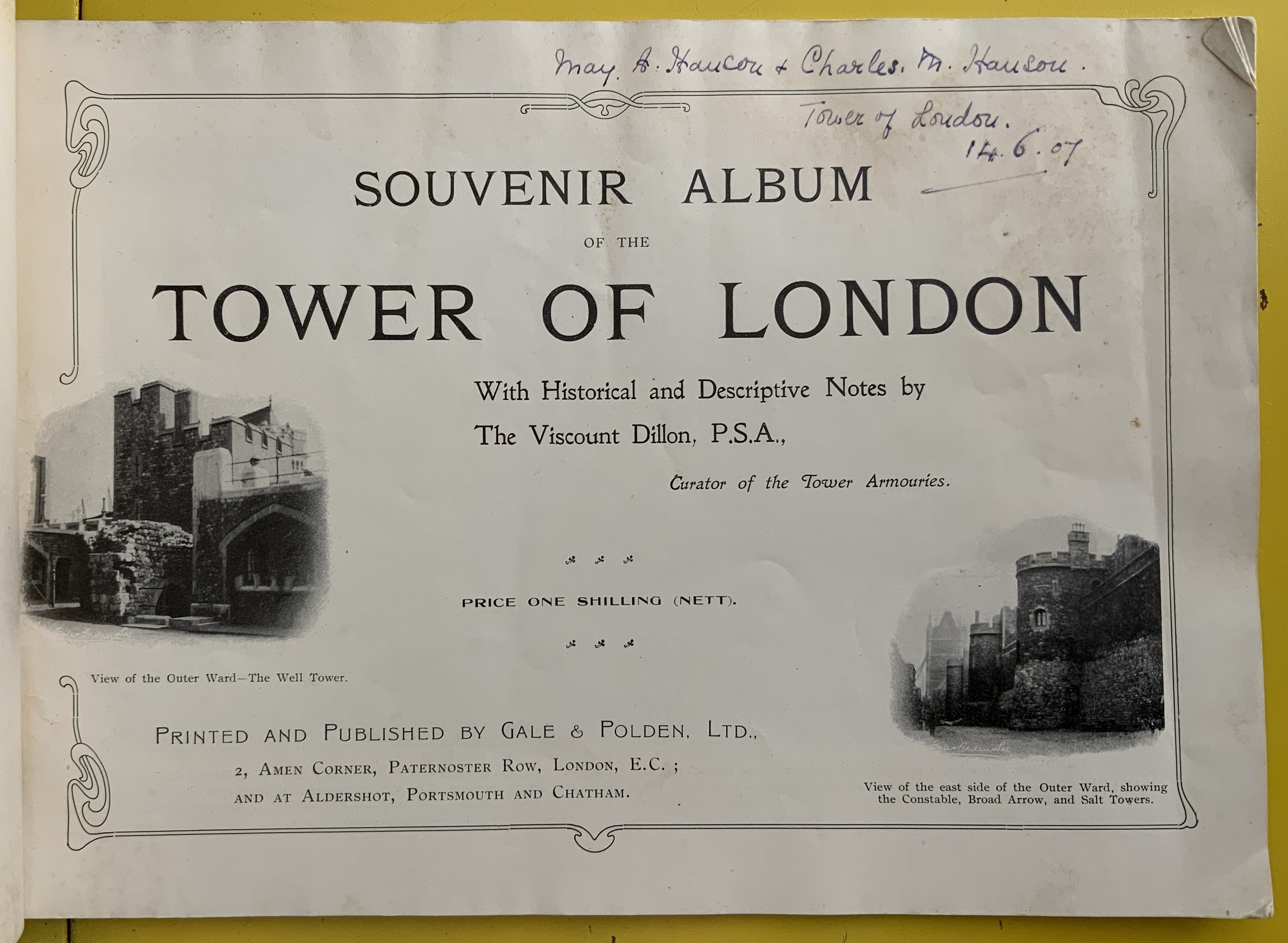 SOUVENIR ALBUM OF THE TOWER OF LONDON - Image 2 of 5