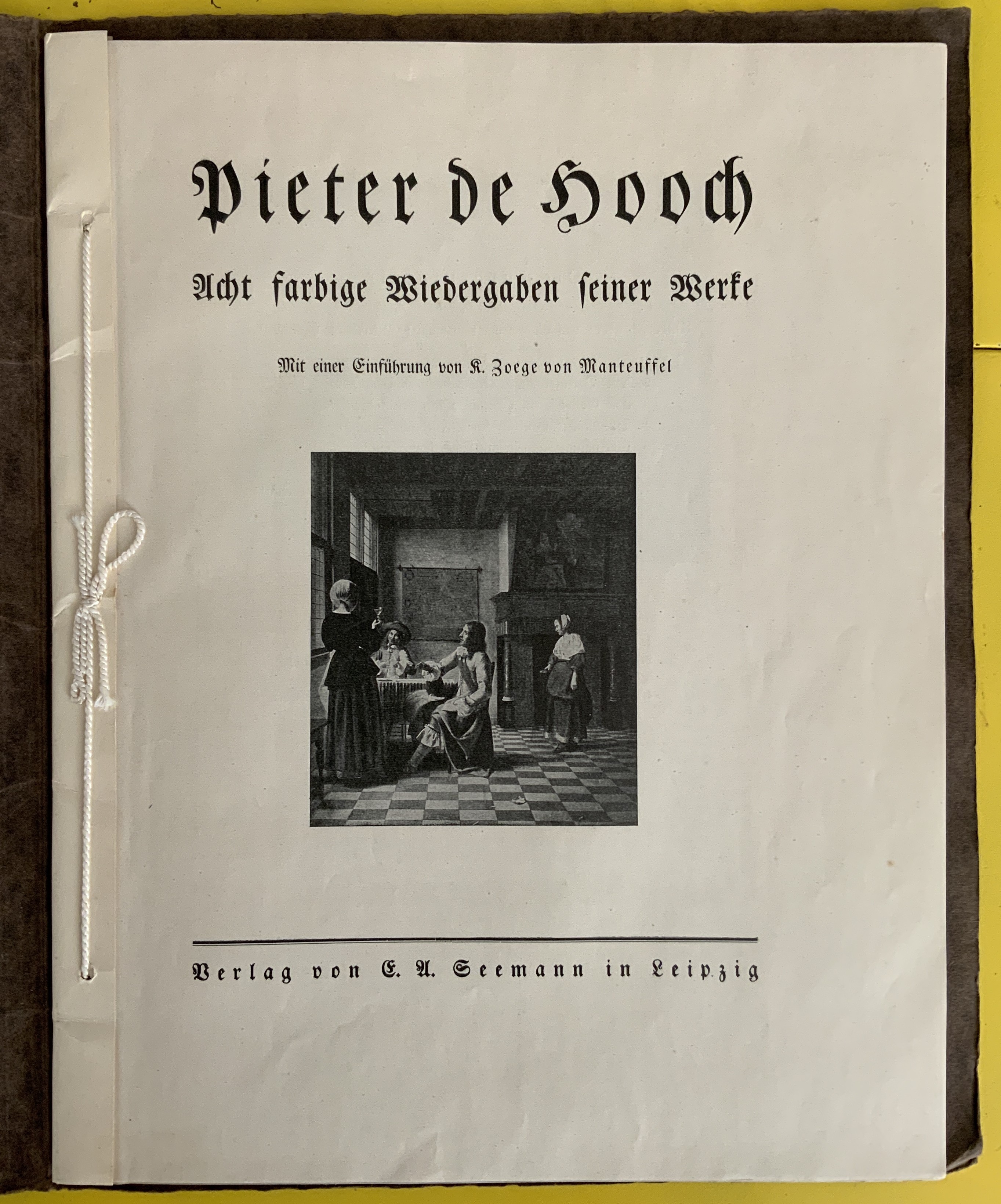 PIETER DE HOOCH (8 COLOUR PLATES) IN GERMAN - Image 2 of 7