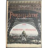 PARIS ILLUSTRE 1889 EXPOSITION UNIVERSELLE FRONT PAGE PRINT CUTOUT