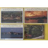 SELECTION OF FOUR VINTAGE JIGSAW POSTCARDS