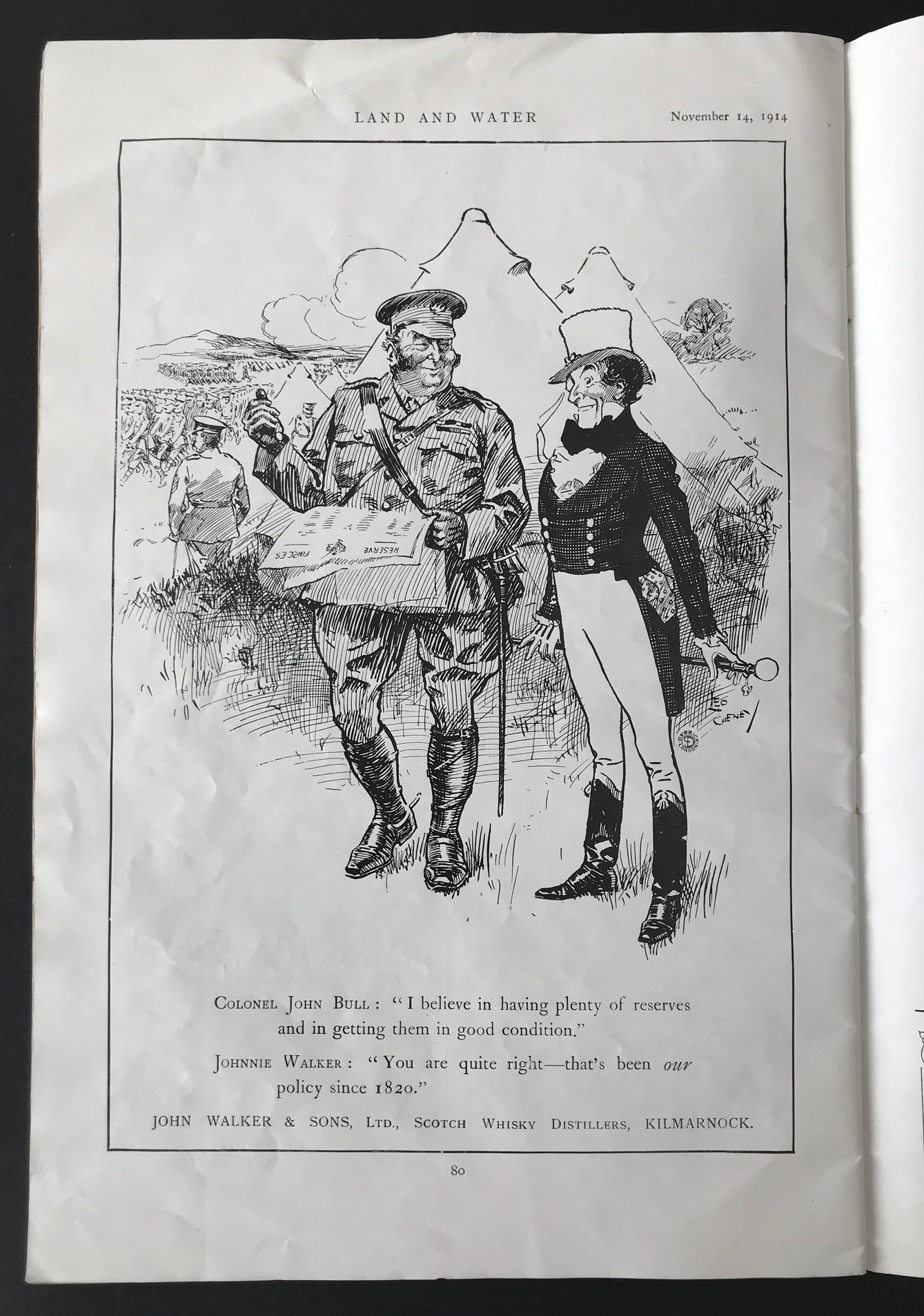 1914 THE COUNTY GENTLEMAN AND LAND WATER -WAR SERIES No. 13 - Image 9 of 11