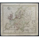 EARLY MAP OF EUROPE FROM THE BEST AUTHORITIES