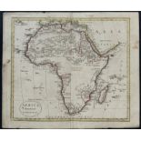 EARLY MAP OF AFRICA FROM THE BEST AUTHORITIES