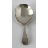 HALLMARKED SILVER TEA CADDY SPOON