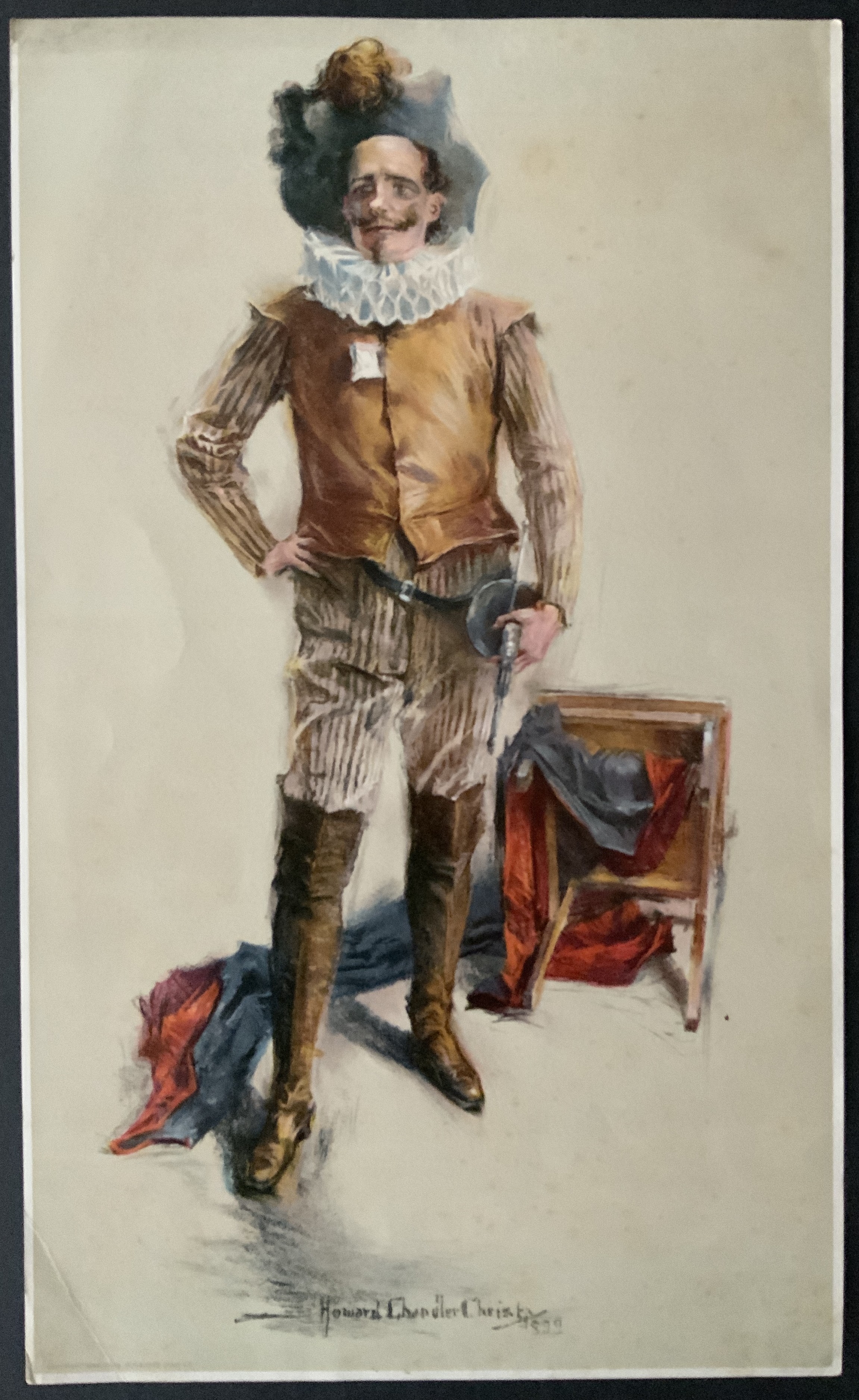 RICHARD MANSFIELD AS CYRANO DE BERGERAC AFTER HOWARD CHANDLER CHRISTY