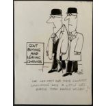 CHIC, CYRIL JACOB (1926 – 2000) ORIGINAL CARTOON ARTWORK