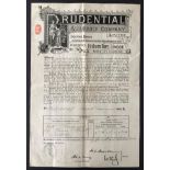 SELECTION OF VINTAGE INSURANCE CERTIFICATES