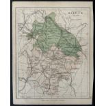 THE COUNTY OF WARWICK MAP - GEORGE PHILIP & SON