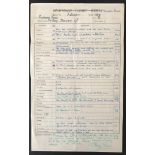 VINTAGE SCHOOL REPORTS FROM HAMPDEN HOUSE GREAT MISSENDEN FOR 1939-43 ONE PUPIL