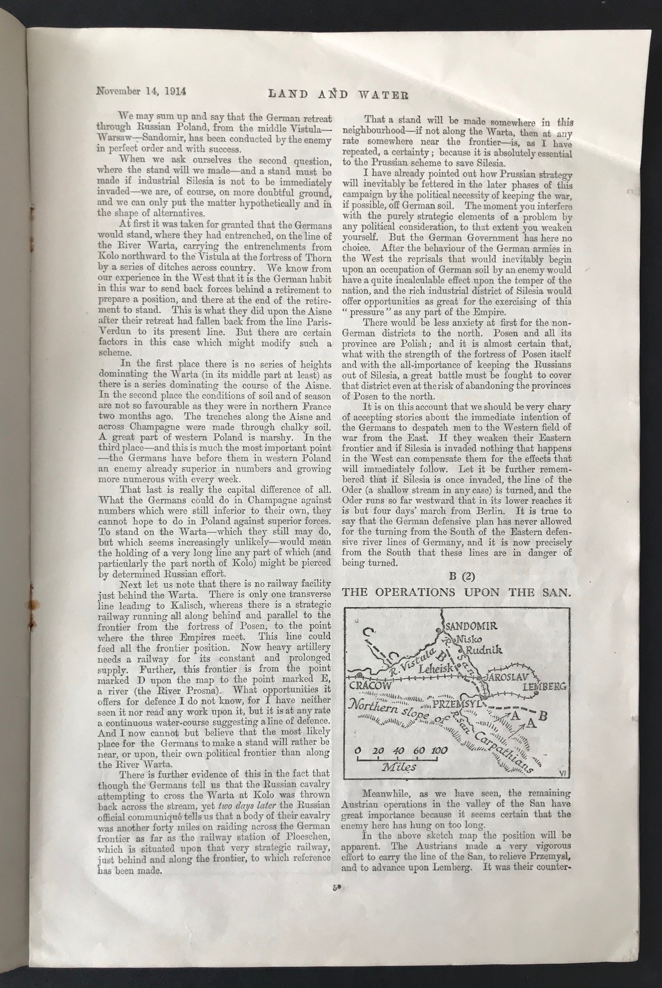 1914 THE COUNTY GENTLEMAN AND LAND WATER -WAR SERIES No. 13 - Image 7 of 11