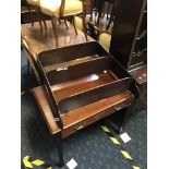 MAHOGANY HANGING BOOKCASE